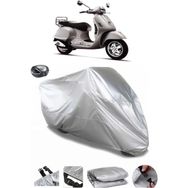 Coverplus Vespa GTS 250 ABS Arka Çanta Uyumlu Su Geçirmez Gri Motosiklet Brandası