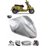 Coverplus Vespa GTS 300 Arka Çanta Uyumlu Su Geçirmez Gri Motosiklet Brandası