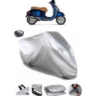 Coverplus Vespa GTS 300 Super Arka Çanta Uyumlu Su Geçirmez Gri Motosiklet Brandası