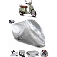 Coverplus Vespa LXV 125 Arka Çanta Uyumlu Su Geçirmez Gri Motosiklet Brandası