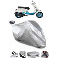 Coverplus Vespa Primavera 125 Arka Çanta Uyumlu Su Geçirmez Gri Motosiklet Brandası