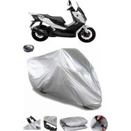 Coverplus Voge SR1 Arka Çanta Uyumlu Su Geçirmez Gri Motosiklet Brandası