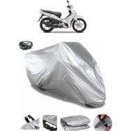 Coverplus Yamaha Crypton Arka Çanta Uyumlu Su Geçirmez Gri Motosiklet Brandası