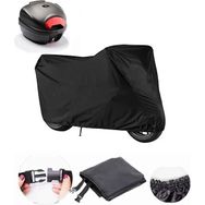 Coverplus Yamaha D2TRACER 900 Arka Çanta Uyumlu Siyah Motosiklet Brandası