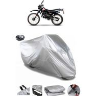 Coverplus Yamaha DT 80 Arka Çanta Uyumlu Su Geçirmez Gri Motosiklet Brandası