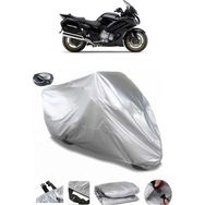 Coverplus Yamaha FJR 1300 Arka Çanta Uyumlu Su Geçirmez Gri Motosiklet Brandası
