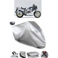 Coverplus Yamaha FZR 1000 Arka Çanta Uyumlu Su Geçirmez Gri Motosiklet Brandası