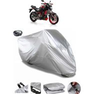 Coverplus Yamaha MT-07 Moto Cage Arka Çanta Uyumlu Su Geçirmez Gri Motosiklet Brandası