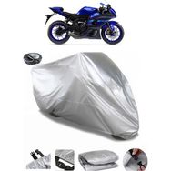 Coverplus Yamaha R7 Arka Çanta Uyumlu Su Geçirmez Gri Motosiklet Brandası