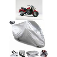 Coverplus Yamaha Royal Star XVZ 1300 Arka Çanta Uyumlu Su Geçirmez Gri Motosiklet Brandası