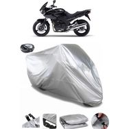 Coverplus Yamaha TDM 900 Arka Çanta Uyumlu Su Geçirmez Gri Motosiklet Brandası