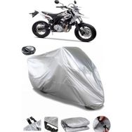 Coverplus Yamaha WR 125 R Arka Çanta Uyumlu Su Geçirmez Gri Motosiklet Brandası