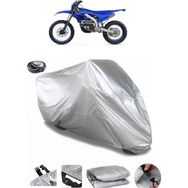 Coverplus Yamaha WR 450 F Arka Çanta Uyumlu Su Geçirmez Gri Motosiklet Brandası