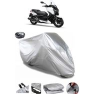 Coverplus Yamaha X-Max 250 Tech Max Arka Çanta Uyumlu Su Geçirmez Gri Motosiklet Brandası