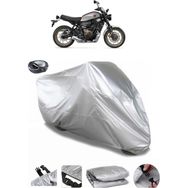 Coverplus Yamaha XSR 700 Arka Çanta Uyumlu Su Geçirmez Gri Motosiklet Brandası