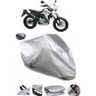 Coverplus Yamaha XT 125 X Arka Çanta Uyumlu Su Geçirmez Gri Motosiklet Brandası