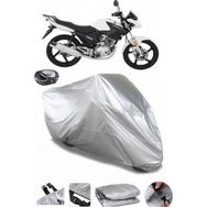 Coverplus Yamaha YBR 125 Arka Çanta Uyumlu Su Geçirmez Gri Motosiklet Brandası