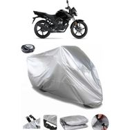Coverplus Yamaha YS 125 Arka Çanta Uyumlu Su Geçirmez Gri Motosiklet Brandası