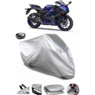 Coverplus Yamaha YZF R125 Arka Çanta Uyumlu Su Geçirmez Gri Motosiklet Brandası