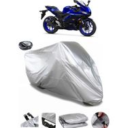 Coverplus Yamaha YZF R25 ABS Arka Çanta Uyumlu Su Geçirmez Gri Motosiklet Brandası