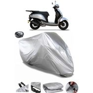 Coverplus Yuki Enzo 50 Arka Çanta Uyumlu Su Geçirmez Gri Motosiklet Brandası