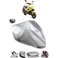 Coverplus Yuki Imola 125 Arka Çanta Uyumlu Su Geçirmez Gri Motosiklet Brandası