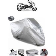 Coverplus Yuki QM250T Maximum Arka Çanta Uyumlu Su Geçirmez Gri Motosiklet Brandası
