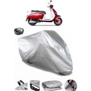 Coverplus Yuki Risotto 125 Arka Çanta Uyumlu Su Geçirmez Gri Motosiklet Brandası