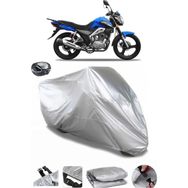 Coverplus Yuki TN150-3A Driver Arka Çanta Uyumlu Su Geçirmez Gri Motosiklet Brandası