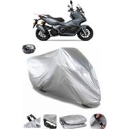 Coverplus Yuki Xway 125 Arka Çanta Uyumlu Su Geçirmez Gri Motosiklet Brandası