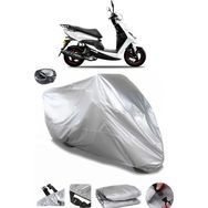 Coverplus Yuki YB50QT-3 Casper Arka Çanta Uyumlu Su Geçirmez Gri Motosiklet Brandası