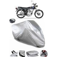Coverplus Yuki YK-100M Modify Arka Çanta Uyumlu Su Geçirmez Gri Motosiklet Brandası