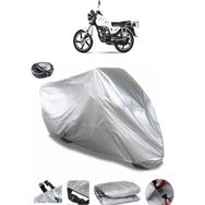 Coverplus Yuki YK 125-7D Apollo Arka Çanta Uyumlu Su Geçirmez Gri Motosiklet Brandası