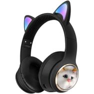 Coverzone AKZ-09 Siyah Kedi Bluetooth Kulaklık