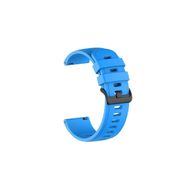 CoverZone Amazfit GTR 2E 47 mm Solid Color Spor Termoplastik Mavi Kordon