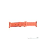 CoverZone Apple Watch 3 Delikli Vlahovic 38-40 mm Dikişli Tokalı Turuncu Kordon
