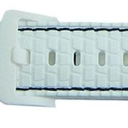 CoverZone Apple Watch 3 Delikli Vlahovic 42-44 mm Dikişli Tokalı Beyaz Kordon