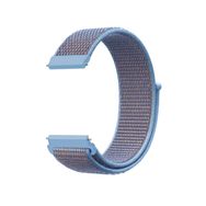 CoverZone Apple Watch 38 mm Bilekli Kumaş Açık Mavi Kordon