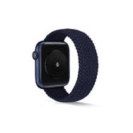 CoverZone Apple Watch 38 mm Knitting Braid Medium Lacivert Kordon