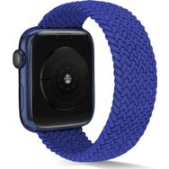 CoverZone Apple Watch 38 mm Small Knitting Braid Mavi Kordon