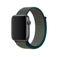 CoverZone Apple Watch 38 mm Uyumlu Hiper Yeşil Spor Loop Kordon