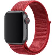 CoverZone Apple Watch 38 mm Uyumlu Kırmızı Spor Loop Kordon