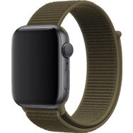 CoverZone Apple Watch 38 mm Uyumlu Komando Yeşili Spor Loop Kordon