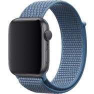 CoverZone Apple Watch 38 mm Uyumlu Pastel Mavi Spor Loop Kordon