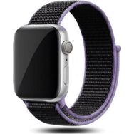 CoverZone Apple Watch 40 mm Bilekli Kumaş Purple Kordon