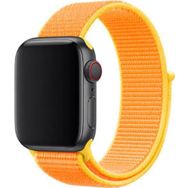 CoverZone Apple Watch 40 mm Bilekli Kumaş Turuncu Sarı Kordon