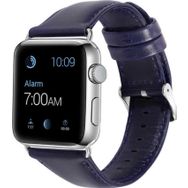 CoverZone Apple Watch 40 mm Lacivert Deri Kordon