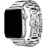 CoverZone Apple Watch 40 mm Metal Arjen Katlamalı Gümüş Kordon
