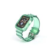 CoverZone Apple Watch 40 mm Serrated Silikon Yeşil Kordon