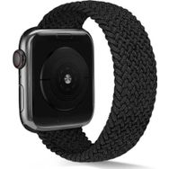 CoverZone Apple Watch 40 mm Small Knitting Braid Siyah Kordon